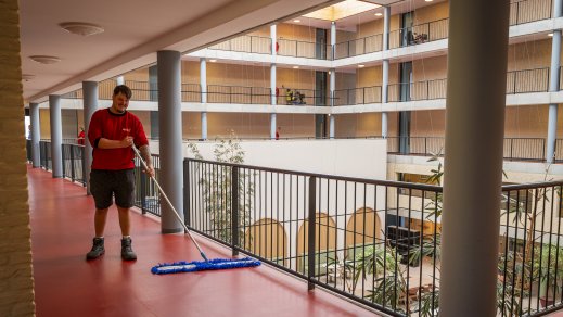 trappenhallen schoonmaak